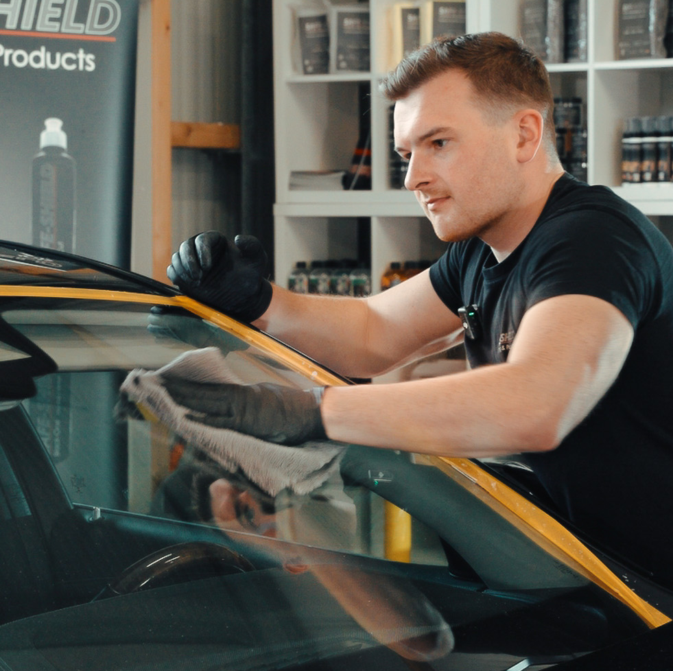 abwischen der versiegelung