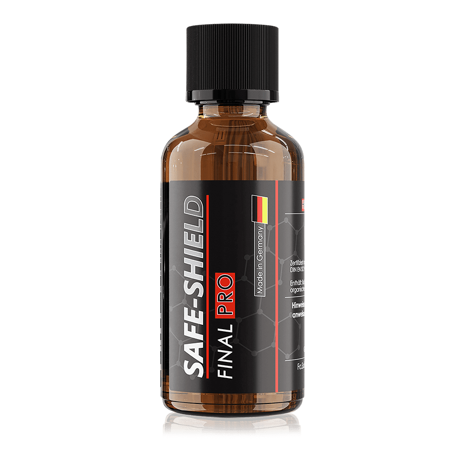 Traitement céramique Safe-Shield Final PRO dans un flacon en verre brun