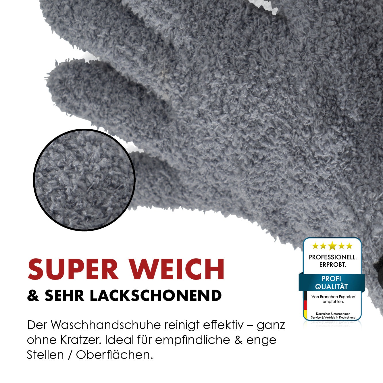 FingerFit Auto Waschhandschuhe (1 Paar)