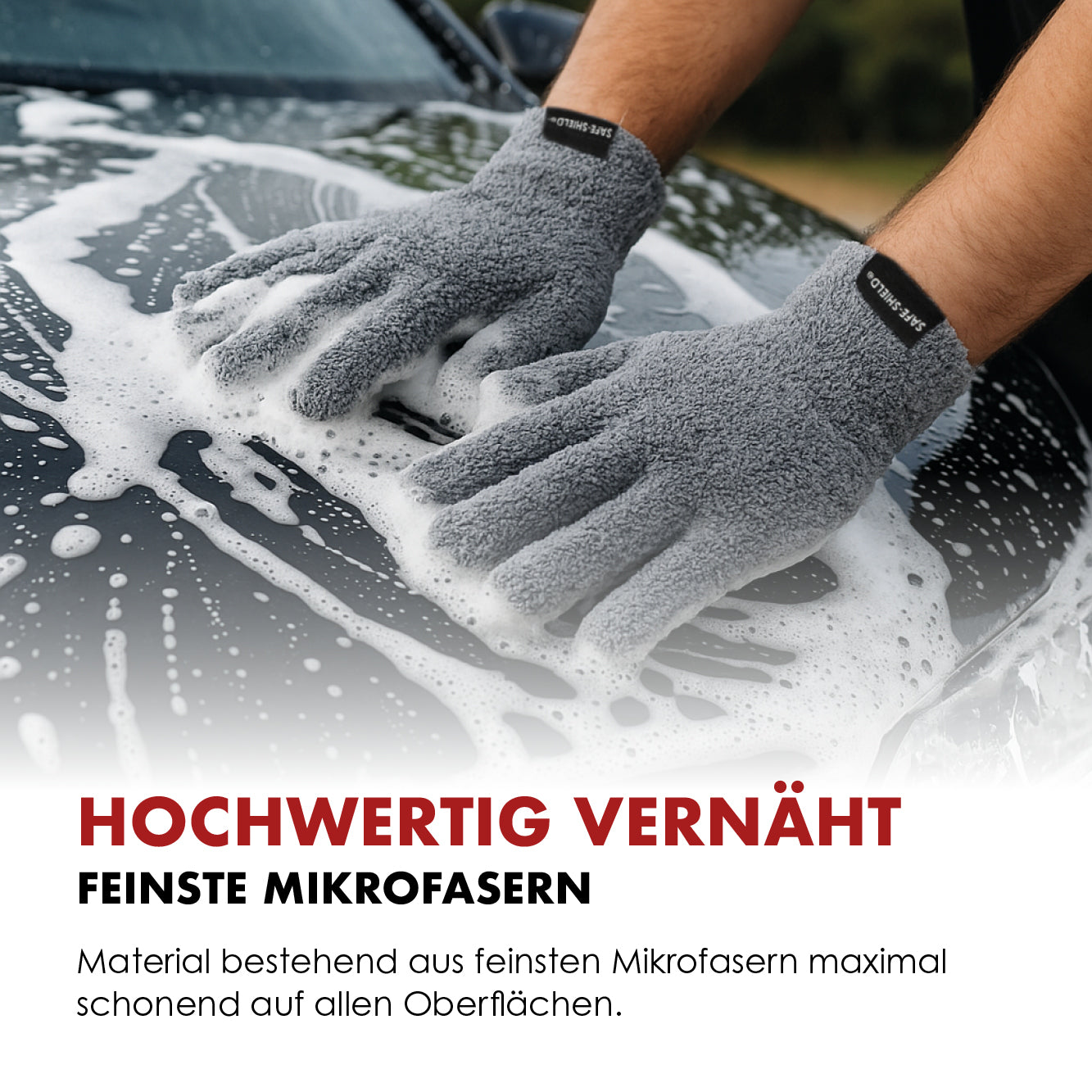 FingerFit Auto Waschhandschuhe (1 Paar)