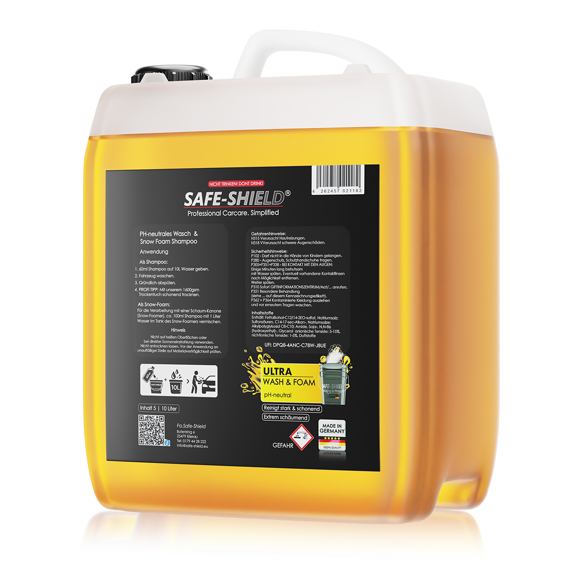 5 liter kanister ph nuetral shampoo