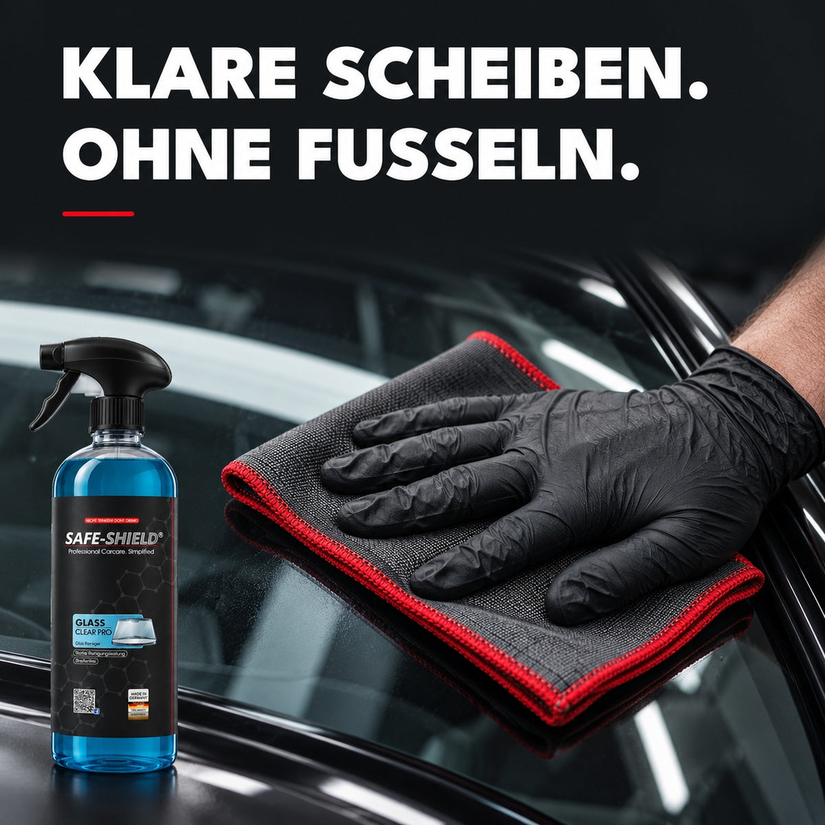 Professionele glasreinigingsset