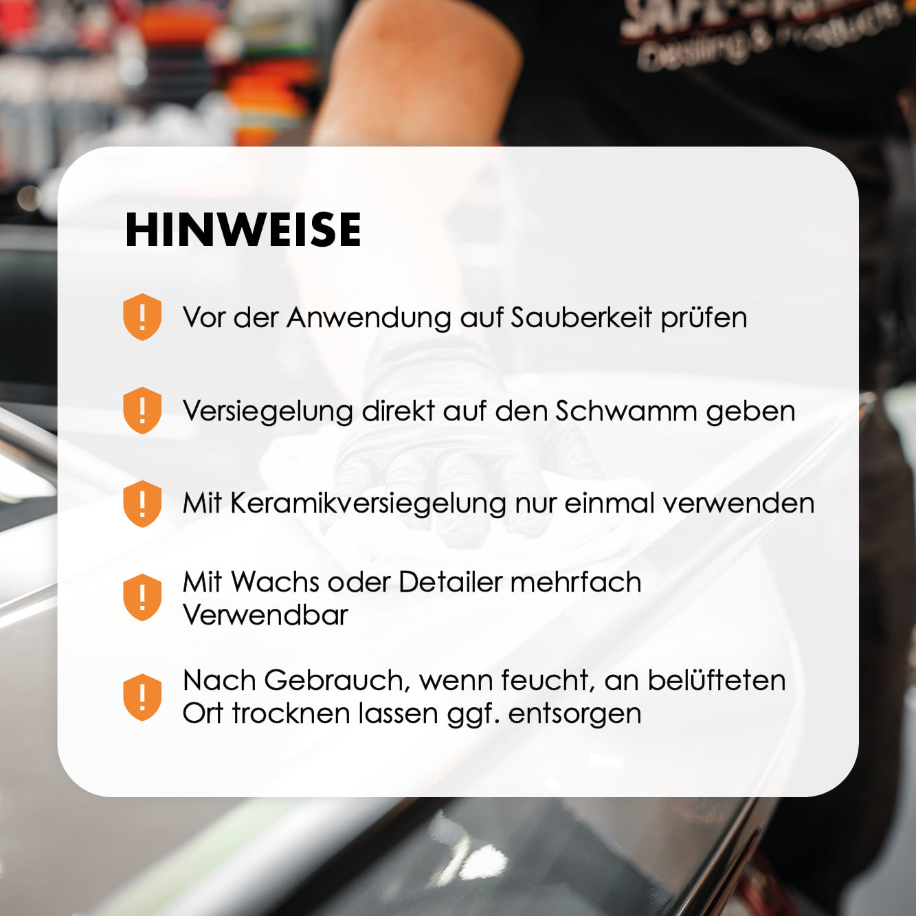 pflege hinweise