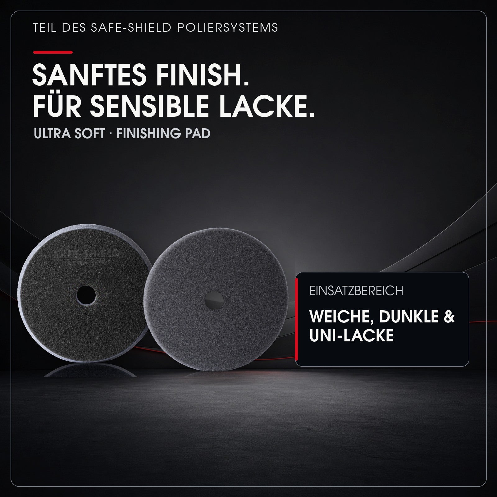 Ultra Soft Polierpad für sehr weiche, dunkle und besonders empfindliche Fahrzeuglacke